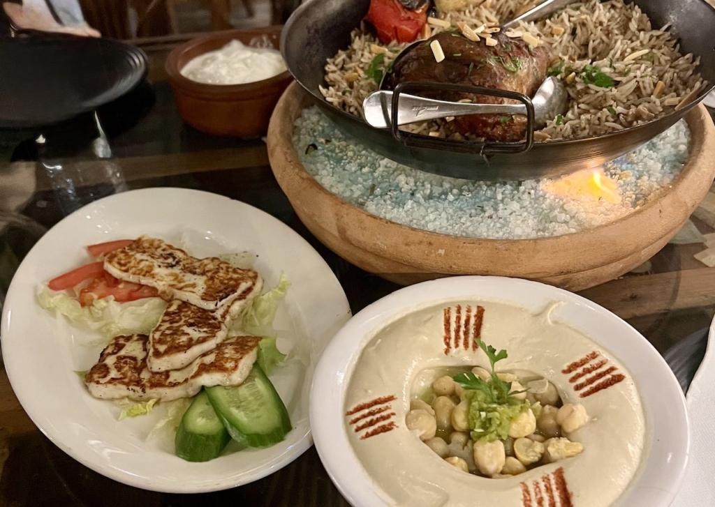 Un ottimo pranzo in famiglia a Madaba