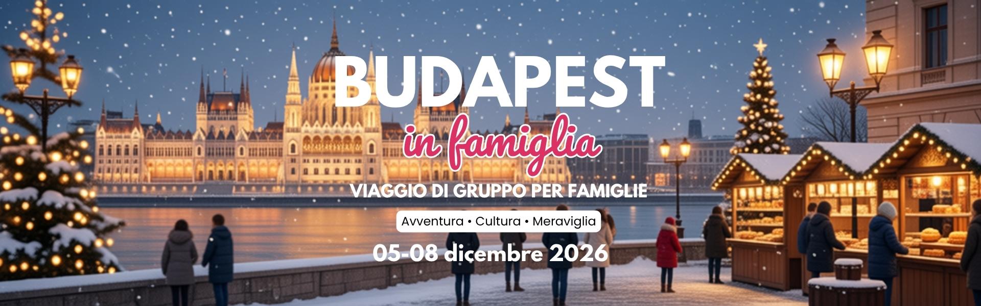 viaggio di gruppo per famiglie a Budapest