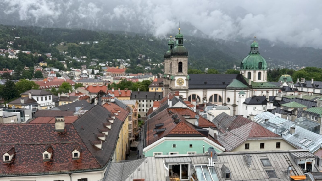 Vista dalla stadtturm di Innsbruck
