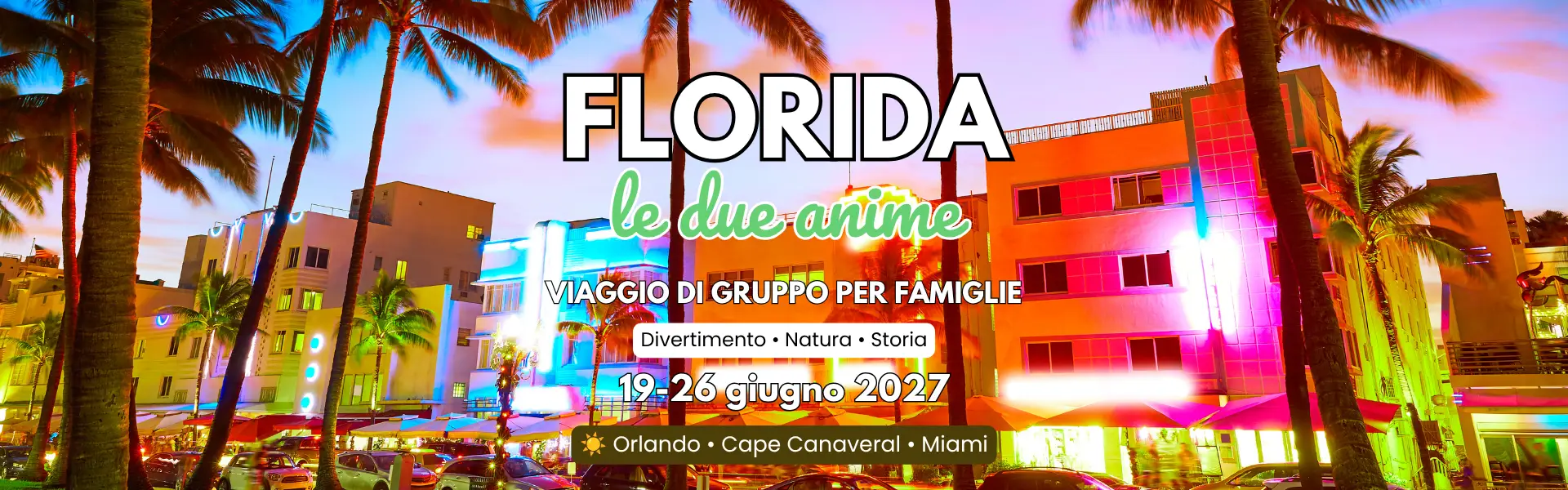 Florida viaggio per famiglie